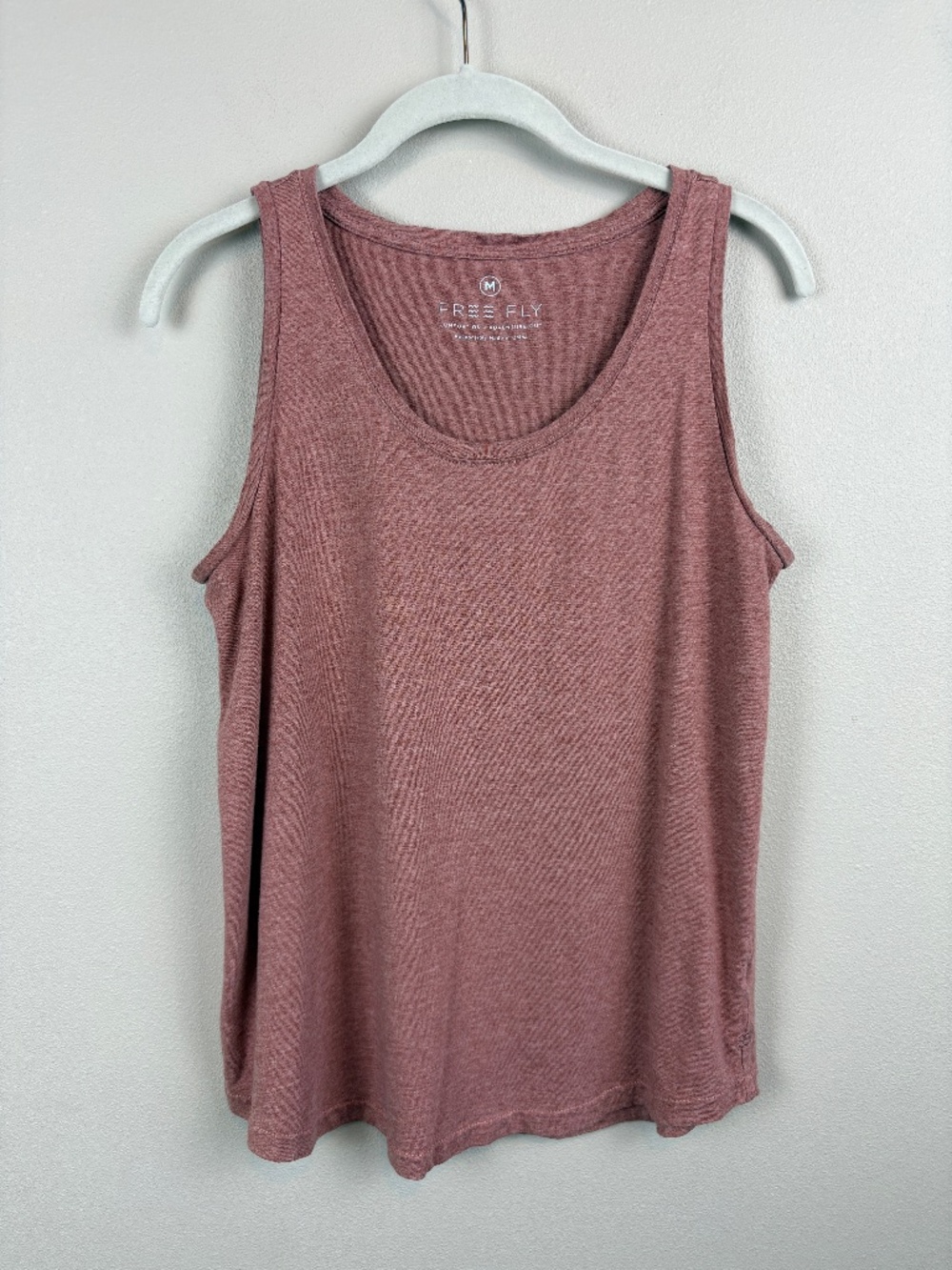 Free Fly Heritage Tank in Heather Light Sangria - Size Medium